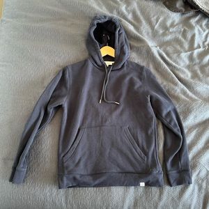 Small Norse Projects organic cotton navy blue hoodie